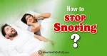 How to Stop Snoring 1